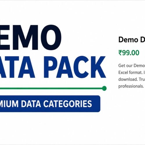 Demo Data Pack - 99rs