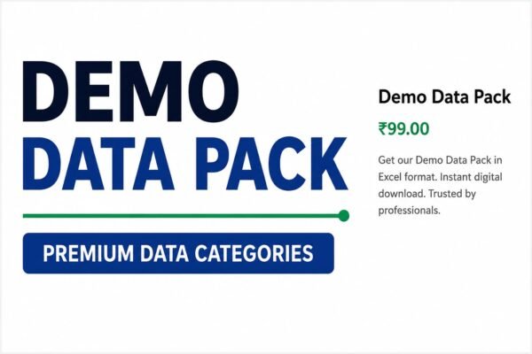 Demo Data Pack - 99rs