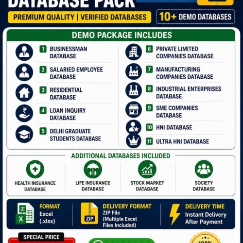 Demo Data Pack - 499rs